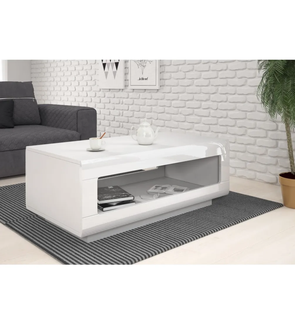 Stolik kawowy TULSA 110 cm biały