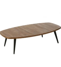 Stolik kawowy UDINE 120 cm drewno teak