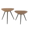 Stolik kawowy UDINE set 2 drewno teak