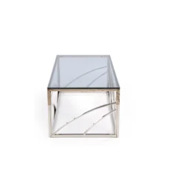 Stolik kawowy UNIVERSE 120 cm srebrny