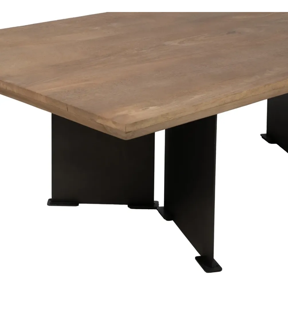 Stolik kawowy VAKET 150 cm drewno mango