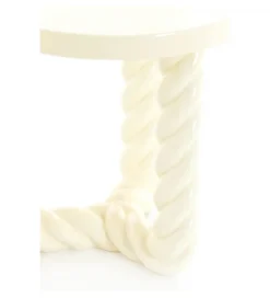 Stolik kawowy VALLEJO 46 cm kremowy