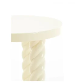 Stolik kawowy VALLEJO 46 cm kremowy