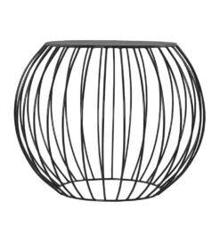 Stolik kawowy VENI 60 cm czarny