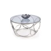 Stolik kawowy VENUS 80 cm srebrny