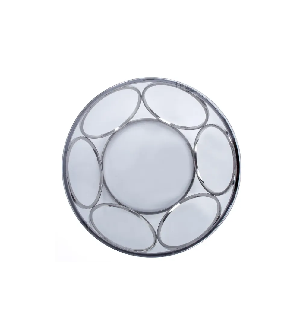 Stolik kawowy VENUS 80 cm srebrny