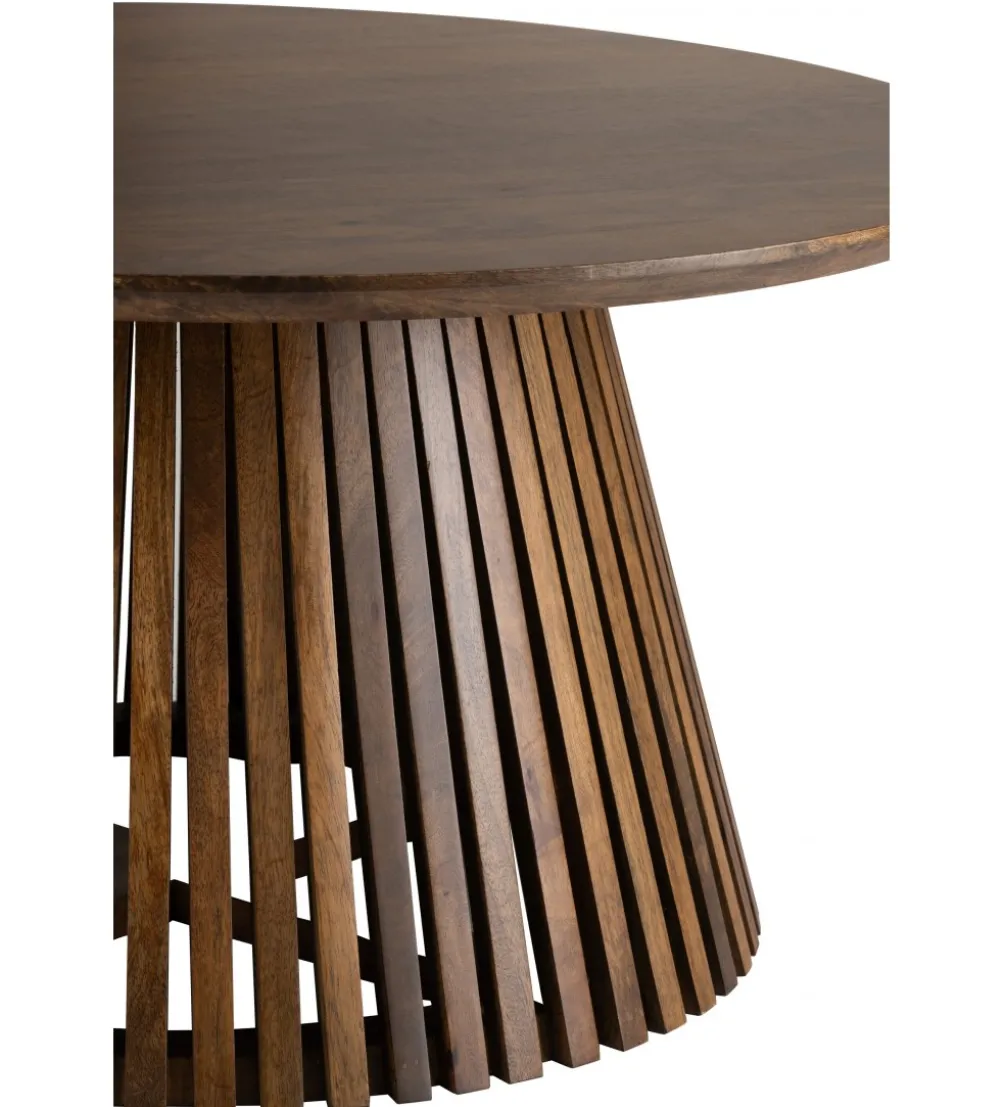 Stolik kawowy VINCENT 80 cm drewno mango