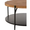 Stolik kawowy VONI 80 cm w optyce drewna