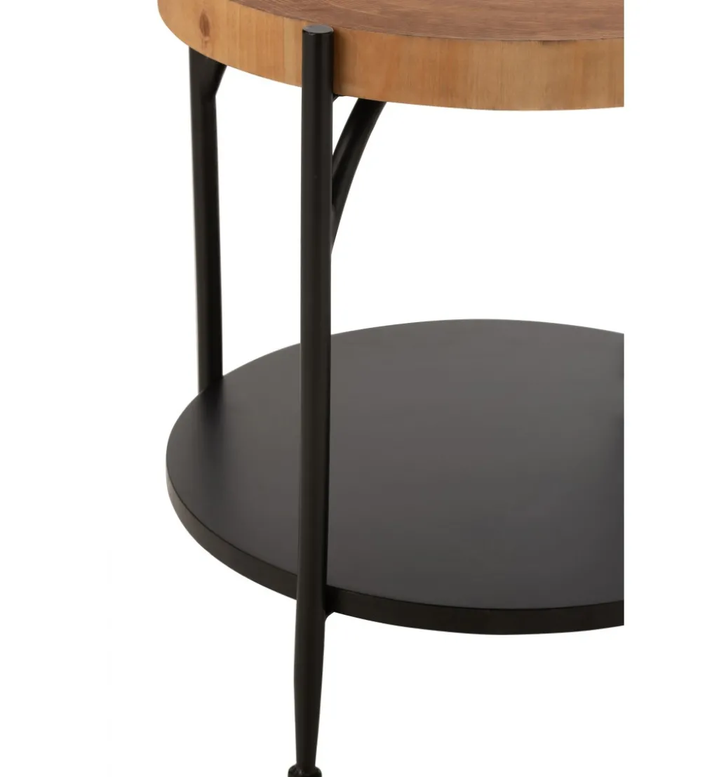 Stolik kawowy VONI 45 cm woptyce drewna