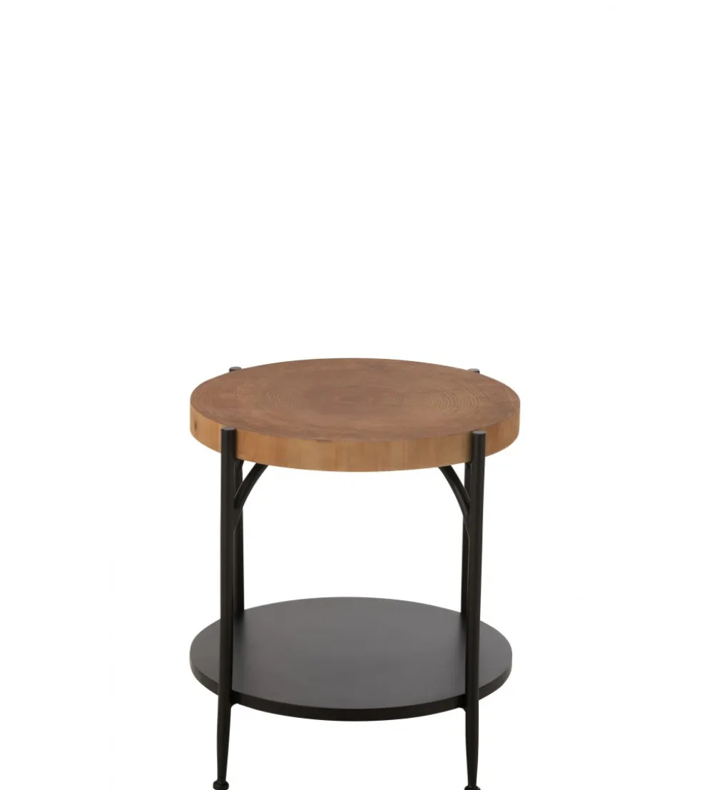 Stolik kawowy VONI 45 cm woptyce drewna