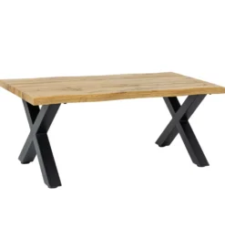 Stolik kawowy WILD 90 cm wygląd naturalnego dębu