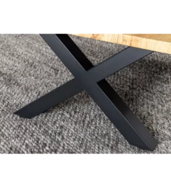 Stolik kawowy WILD 90 cm wygląd naturalnego dębu