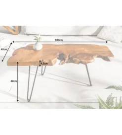 Stolik kawowy Wild drewno Teak