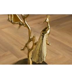 Stolik kawowy WILDLIFE PEACOCK 60 cm złoty