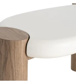 Stolik kawowy WINAS 125 cm biały naturalny