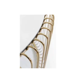 Stolik kawowy Wire Brass set 2 złoty