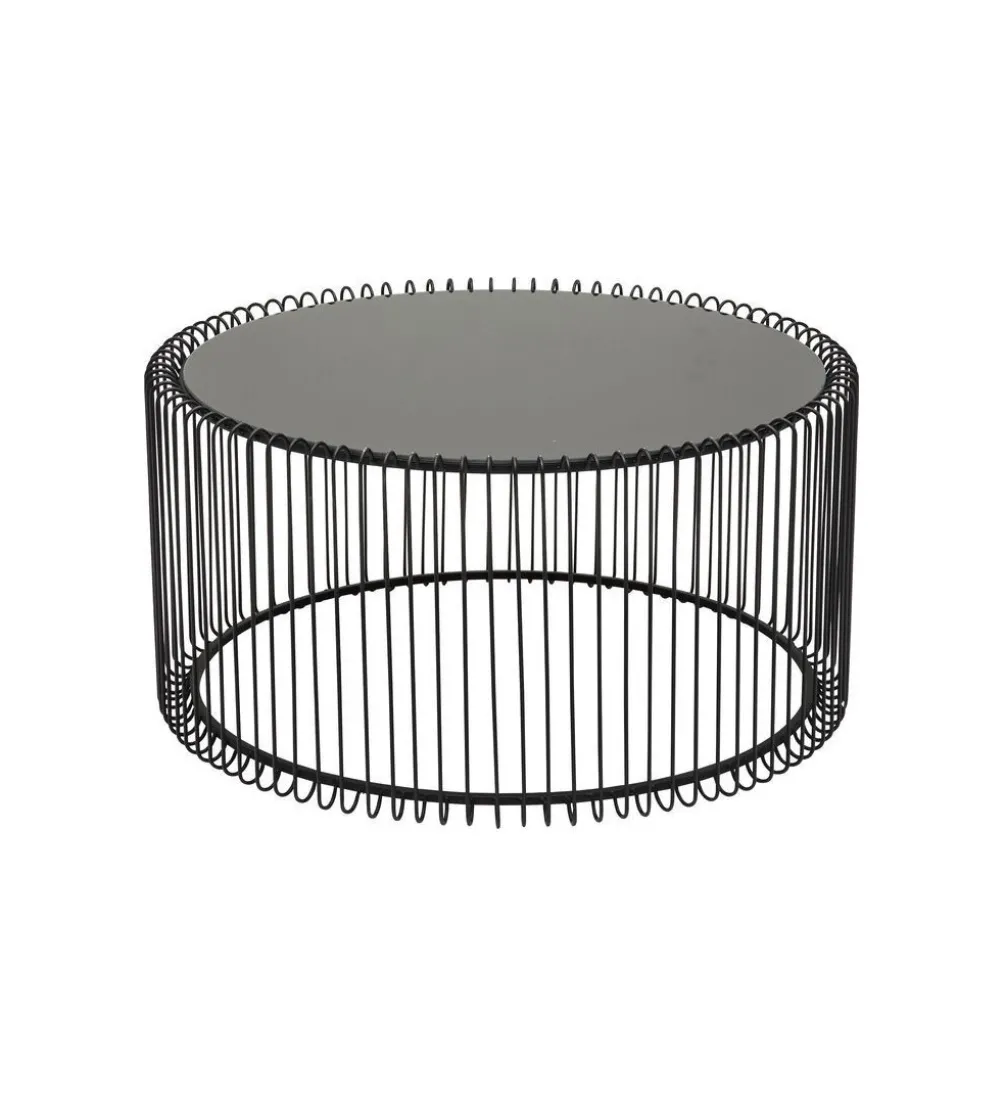 Stolik kawowy Wire SET 2 czarny