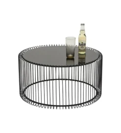 Stolik kawowy Wire SET 2 czarny