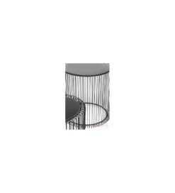 Stolik kawowy Wire set zestaw 2 czarny