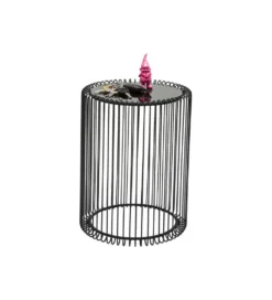 Stolik kawowy Wire set zestaw 2 czarny