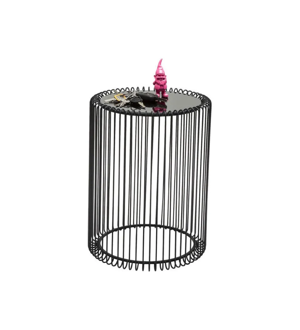 Stolik kawowy Wire set zestaw 2 czarny