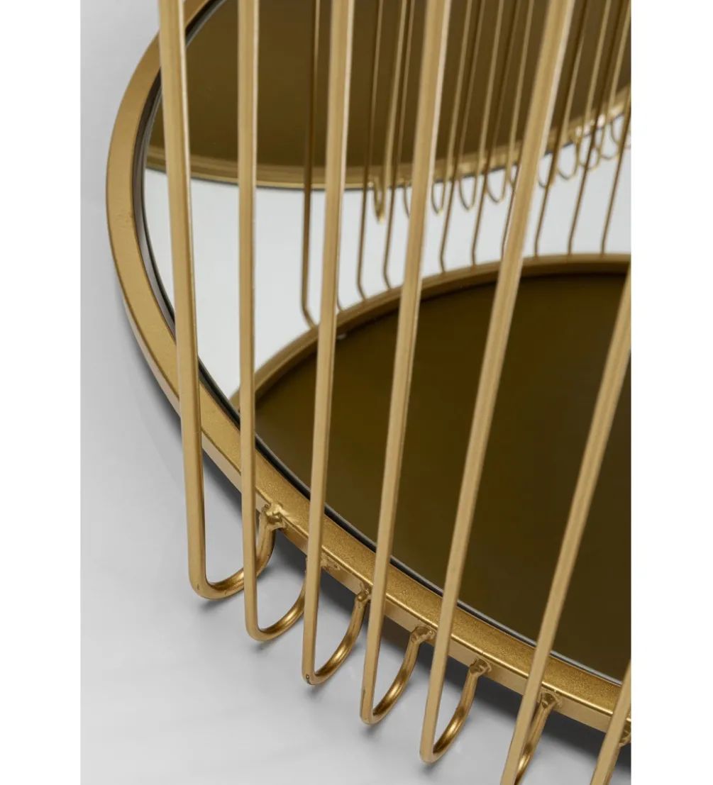 Stolik kawowy WIRE set 2 złoty
