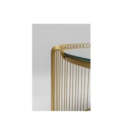 Stolik kawowy WIRE set 2 złoty