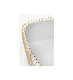 Stolik kawowy Wire Triangle set 2 złoty