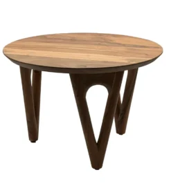 Stolik kawowy WOHNLING 60 cm drewno akacja