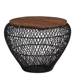 Stolik kawowy WOHNLING 60 cm drewno mango