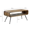 Stolik kawowy WOHNLING 100 cm drewno sheesham