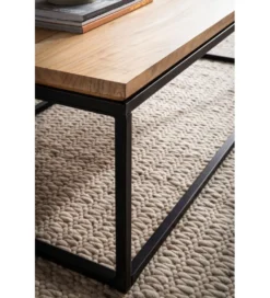 Stolik kawowy WOHNLING 120 cm drewno akacja