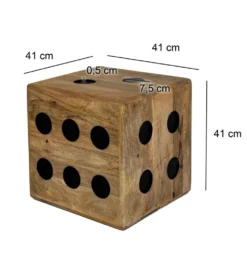 Stolik kawowy WOHNLING 41 cm drewno mango