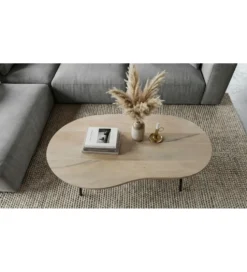 Stolik kawowy WOHNLING 122 cm drewno mango