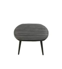 Stolik kawowy ZAMBIA 120 cm drewno teak czarny