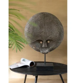 Stolik kawowy ZAMBIA set 4 drewno teak czarny