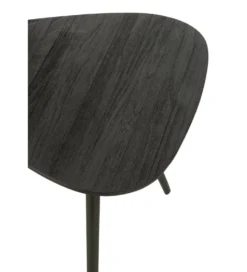 Stolik kawowy ZAMBIA set 2 drewno teak czarny