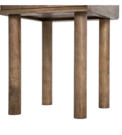 Stolik nocny AMY 55 cm drewno kauczuk