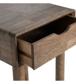 Stolik nocny AMY 55 cm drewno kauczuk
