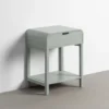 Stolik nocny AREGOM 61 x 48 cm jasnozielony