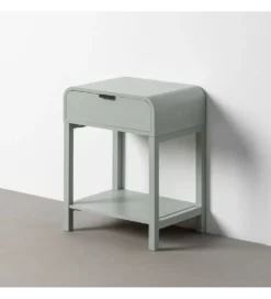 Stolik nocny AREGOM 61 x 48 cm jasnozielony