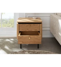 Stolik nocny ATELIER 55 cm kolor dębu