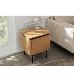 Stolik nocny ATELIER 55 cm kolor dębu