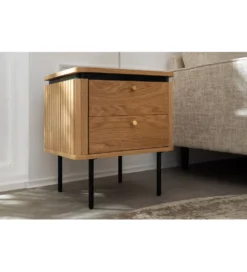 Stolik nocny ATELIER 55 cm kolor dębu