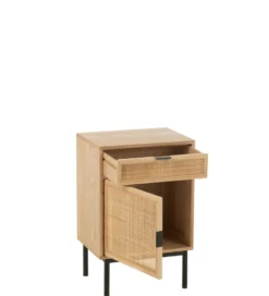 Stolik nocny BASONOT 70 cm naturalny