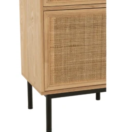Stolik nocny BASONOT 70 cm naturalny