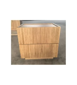 Stolik nocny BRIGHTON 55 x 50 cm naturalna