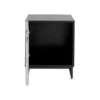 Stolik nocny CARINO 50 cm srebrna
