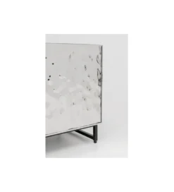 Stolik nocny CARINO 50 cm srebrna