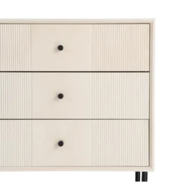 Stolik nocny ENTARADA 61 cm kremowy
